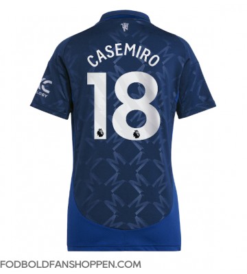 Manchester United Casemiro #18 Udebanetrøje Dame 2024-25 Kortærmet